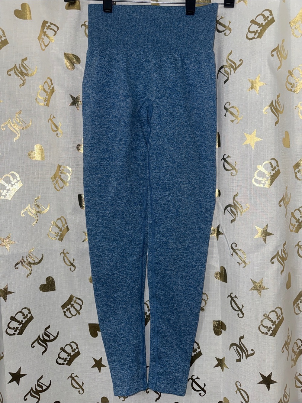NVGTN High-Waist Seamless Leggings - Blue Heather